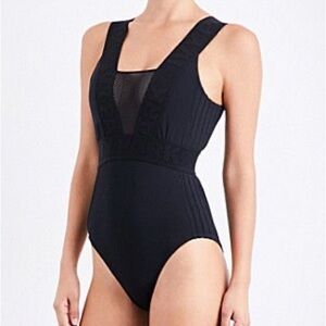 IVY PARK Black Bodysuit Size Medium